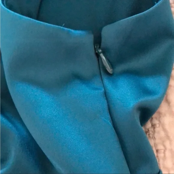 Teal cocktail dress - Picture 4 of 7